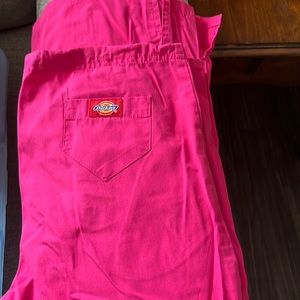 Pink Dickies Scrub Pants